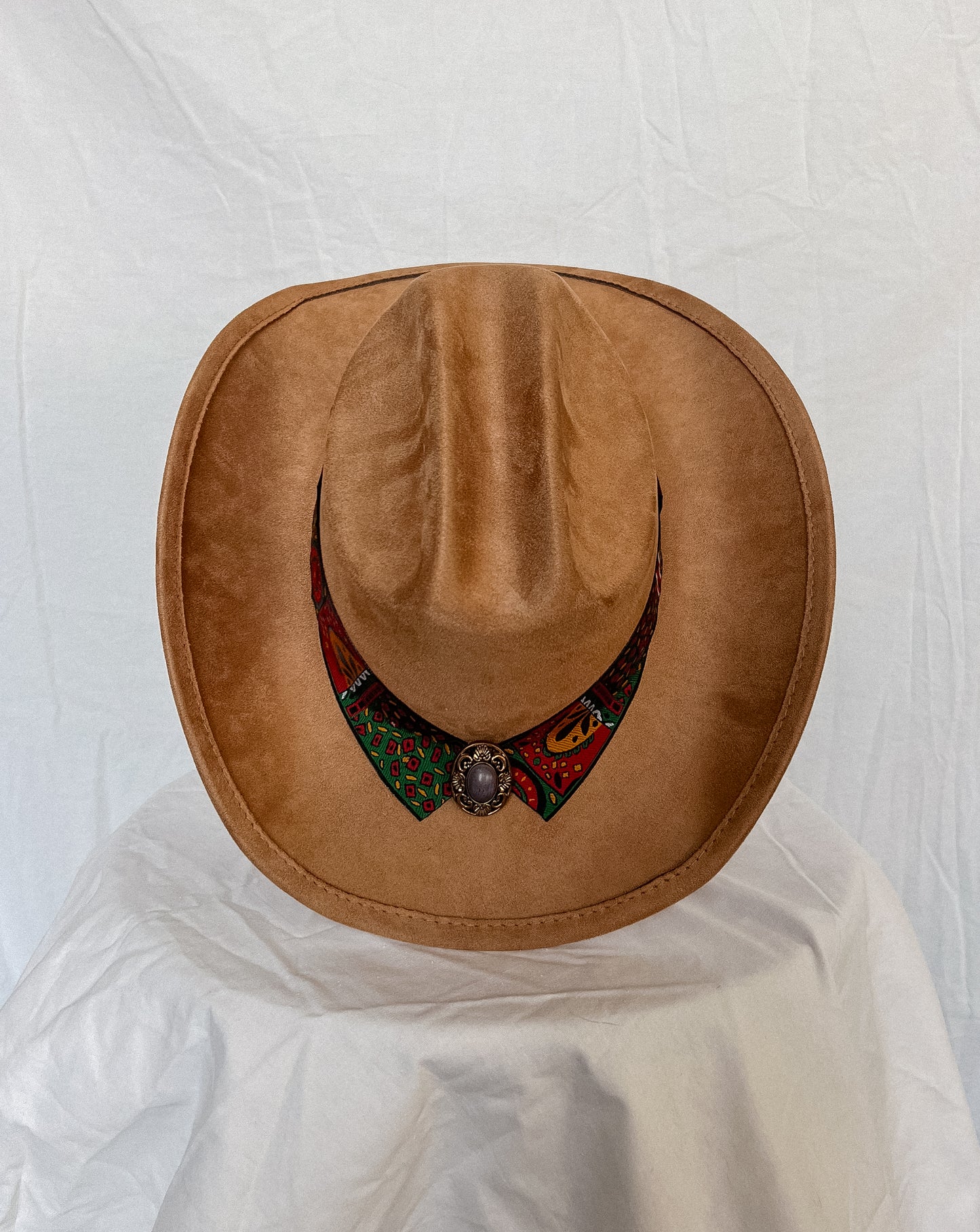 Brown Cowboy Hat w. Custom Band