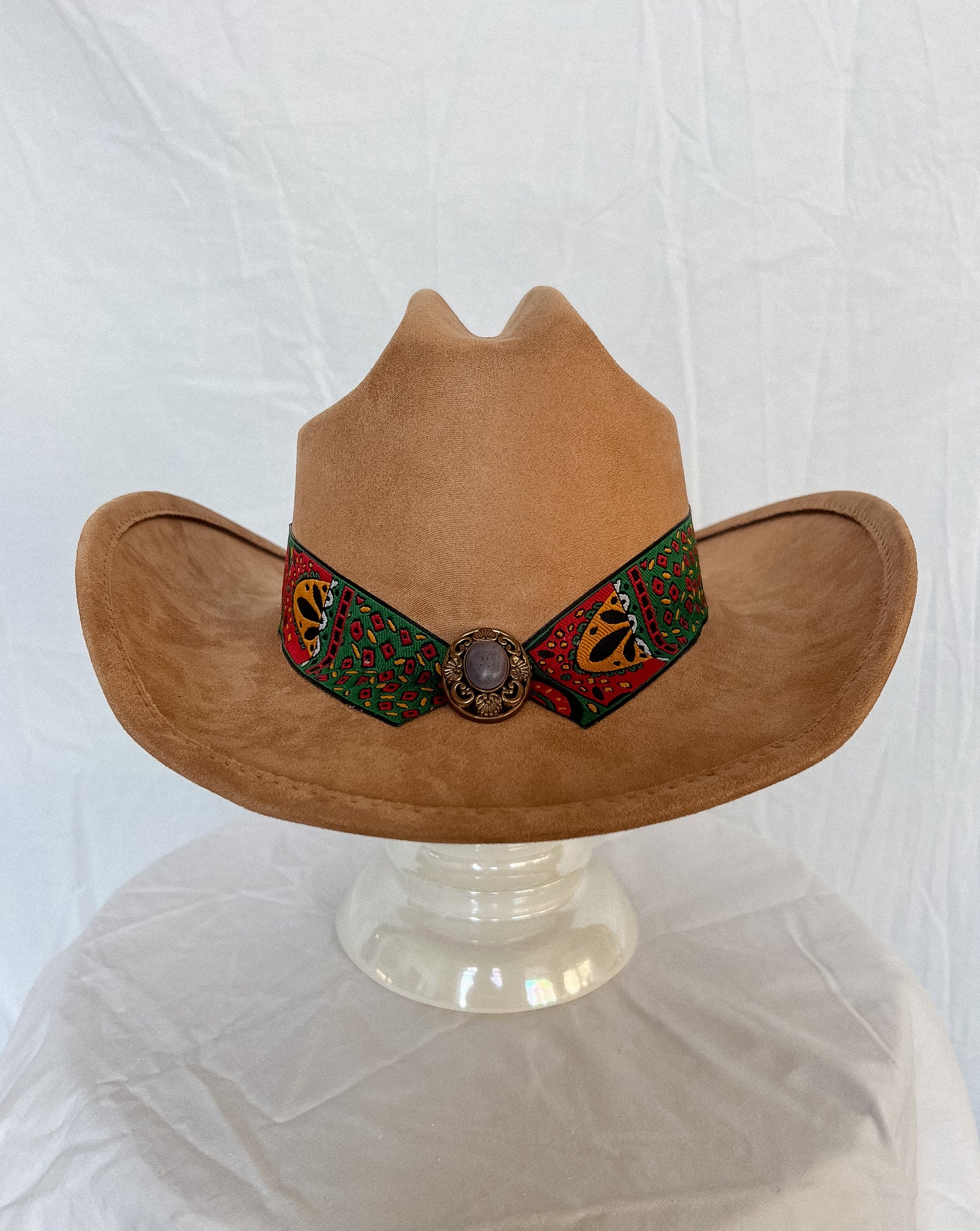 Brown Cowboy Hat w. Custom Band