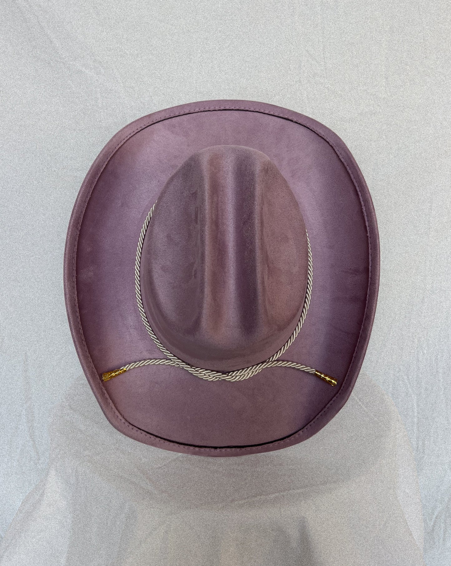 Light Purple Cowboy Hat w. White/Gold Cord