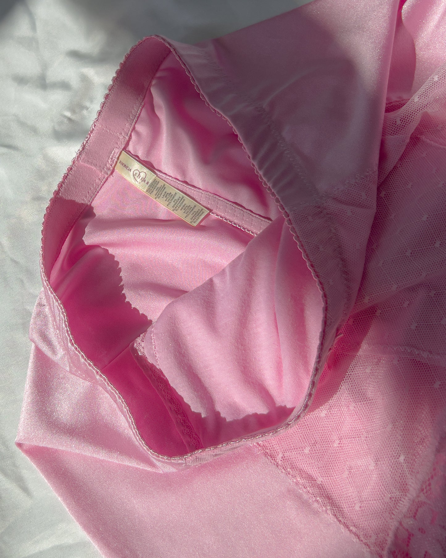 Pink Bloomers with Lace Detailing