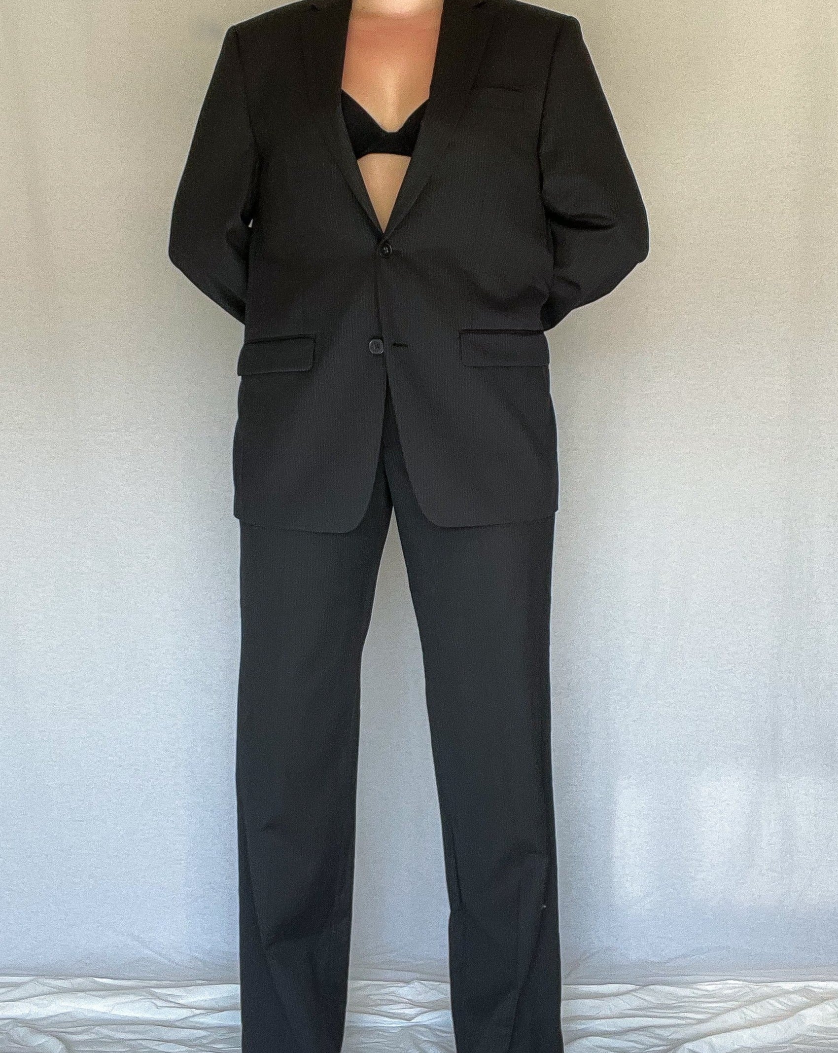 Calvin Klein Dark Grey Pant Suit
