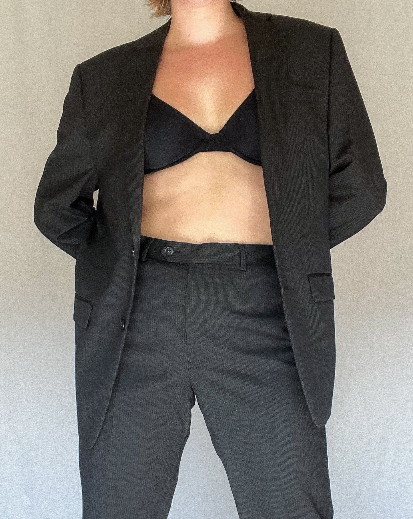 Calvin Klein Dark Grey Pant Suit