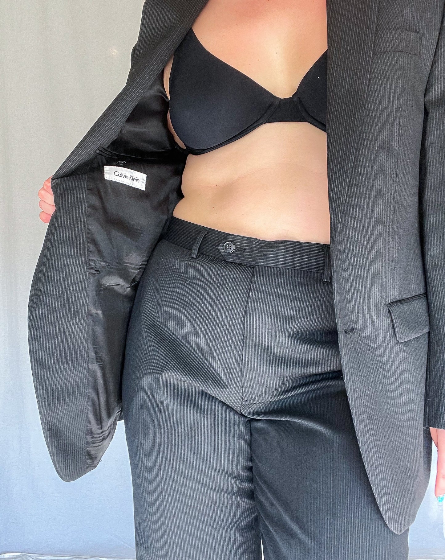 Calvin Klein Dark Grey Pant Suit