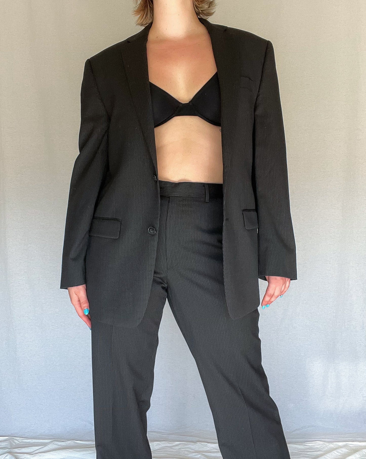 Calvin Klein Dark Grey Pant Suit