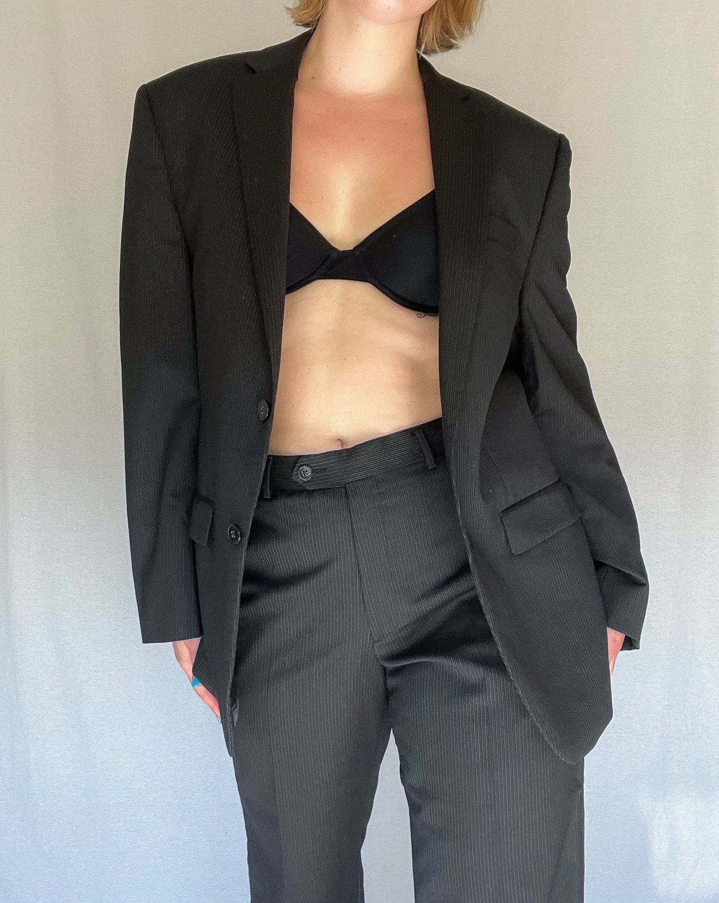 Calvin Klein Dark Grey Pant Suit