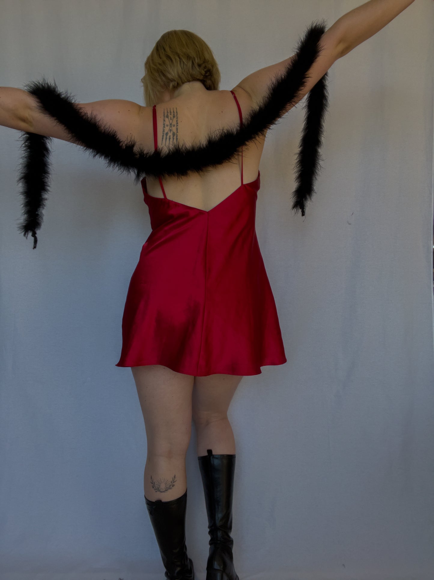 Red Slip Dress