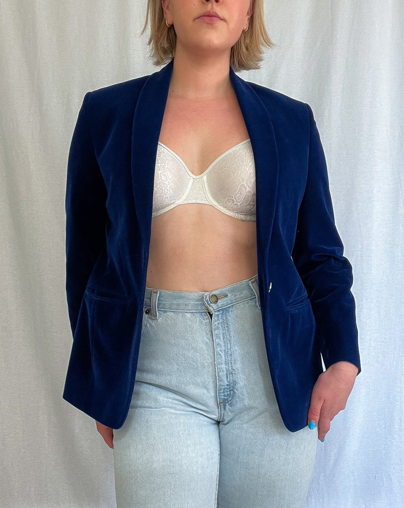 Vintage Velvet Blazer