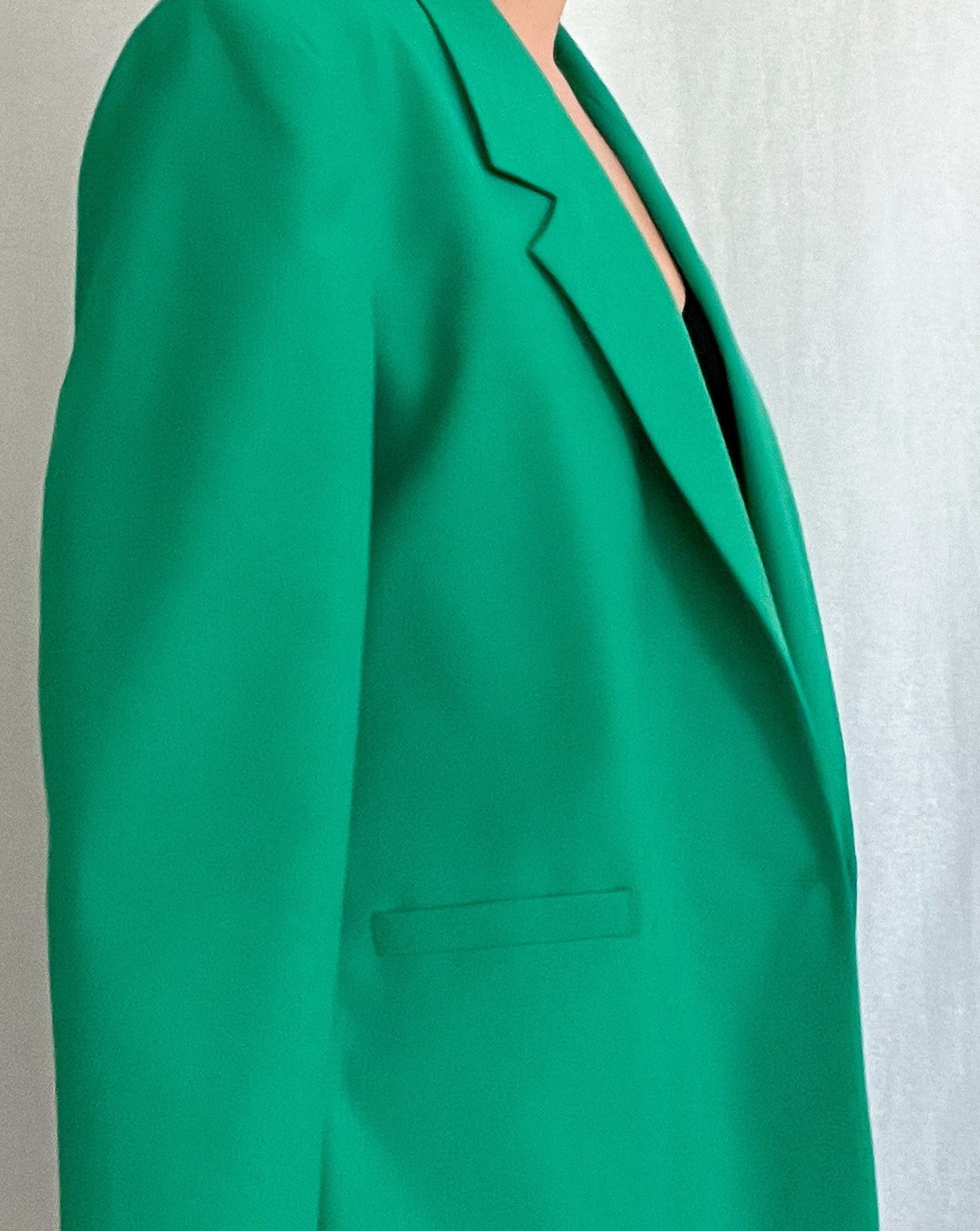 Emerald Green Vintage Oversized Blazer