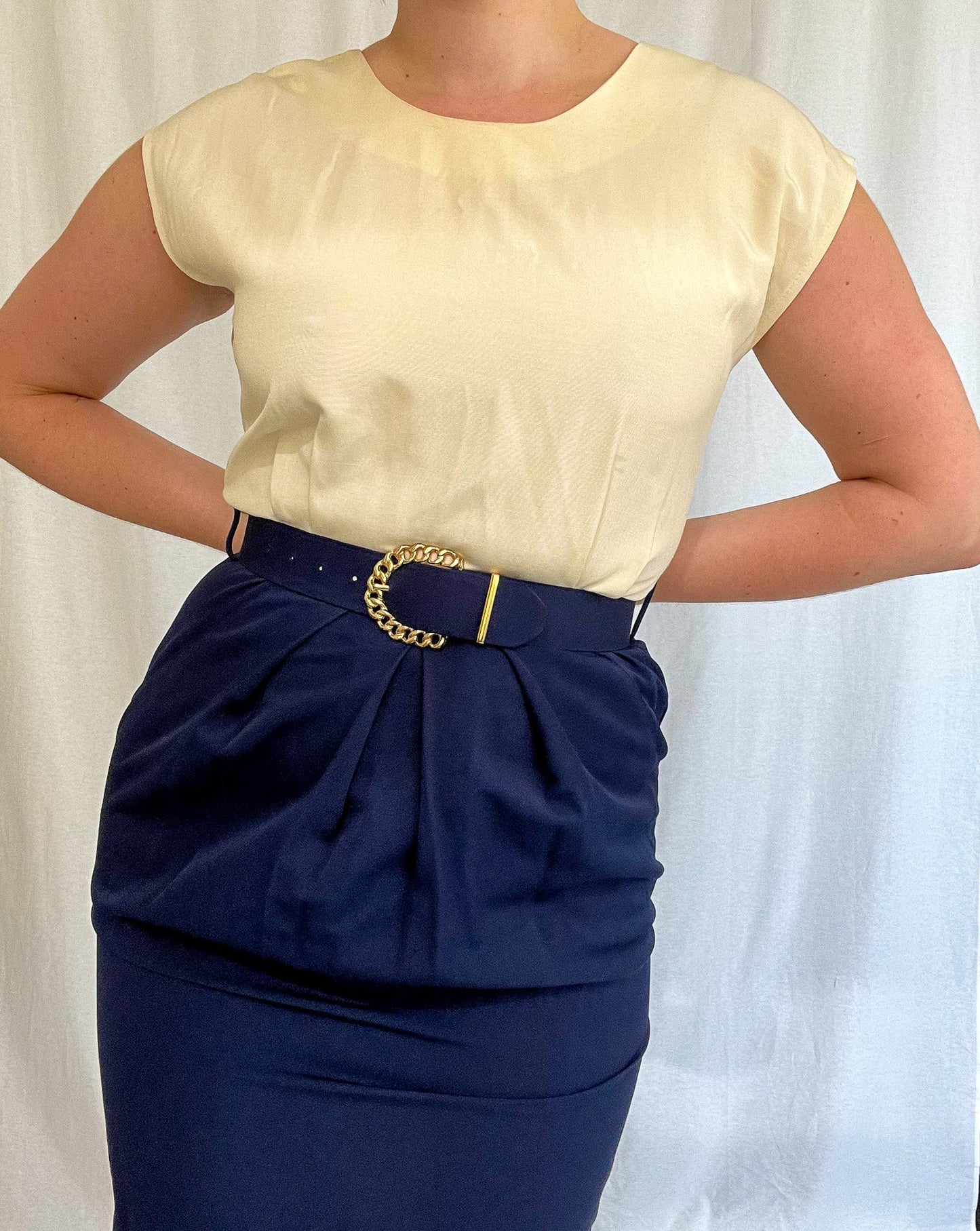 Vintage Dress + Blazer Outfit Set