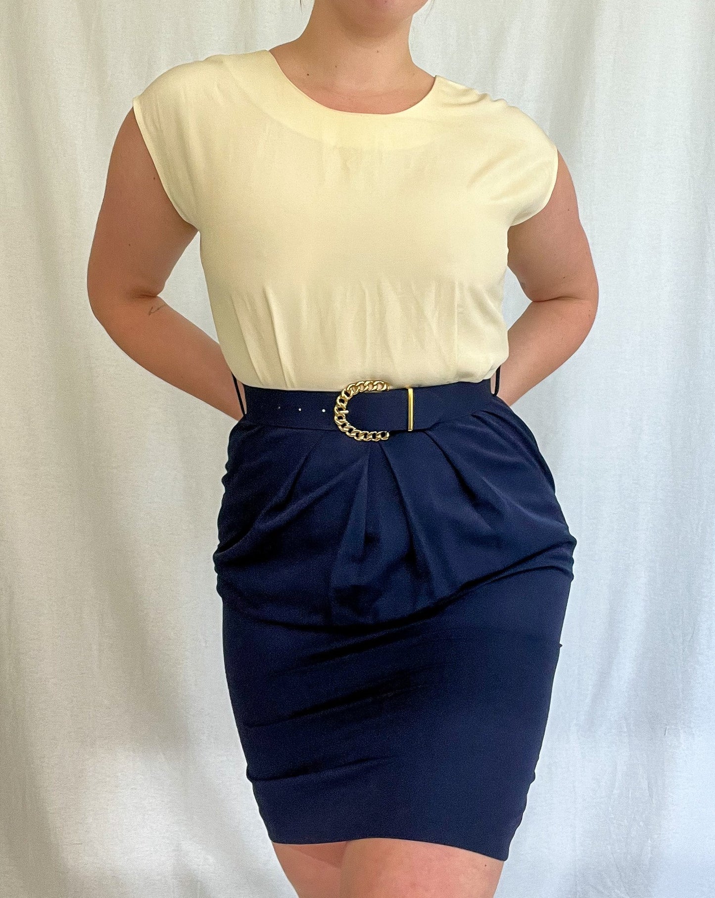 Vintage Dress + Blazer Outfit Set