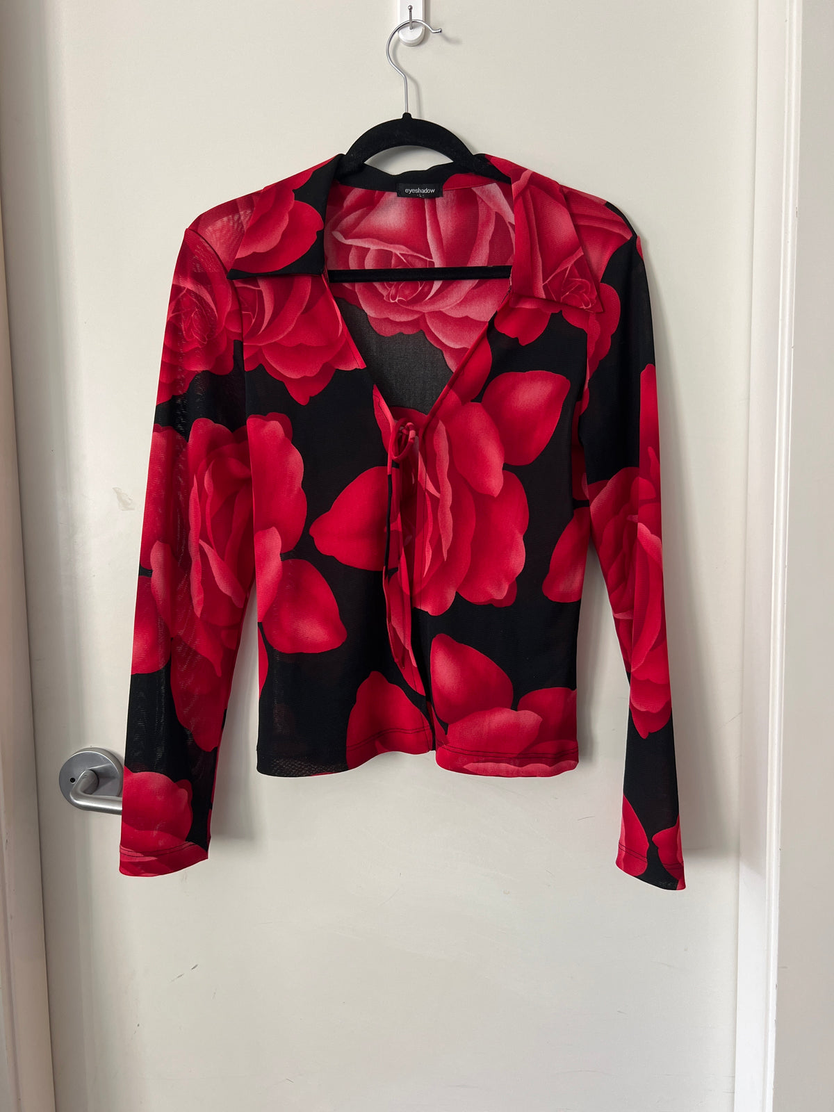 Sheer rose top
