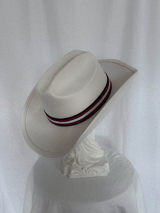 The Baseline – White Cowboy Hat | Selcouth Original