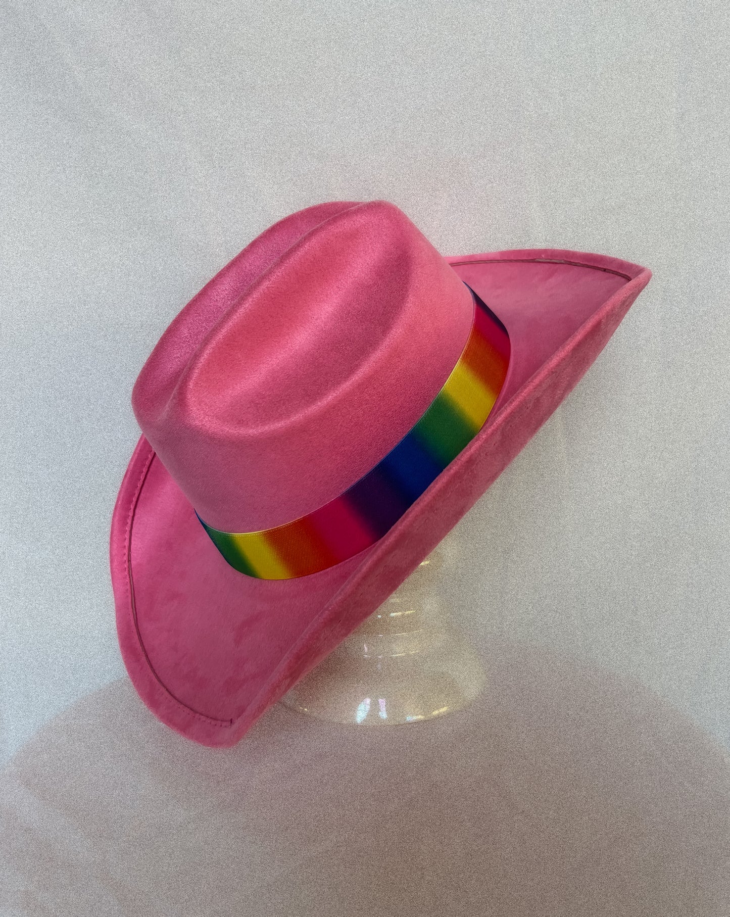 PRIDE Rainbow Band Cowboy Hat (multiple colours available)