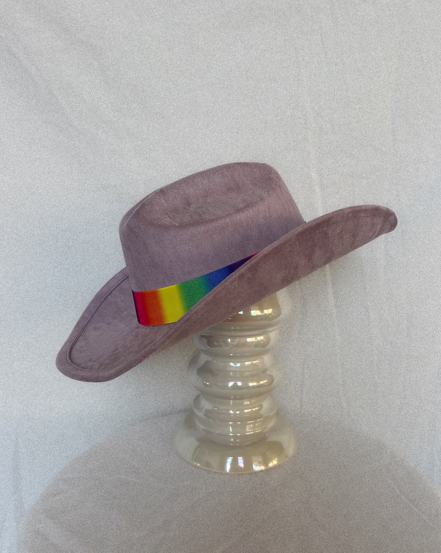 PRIDE Rainbow Band Cowboy Hat (multiple colours available)