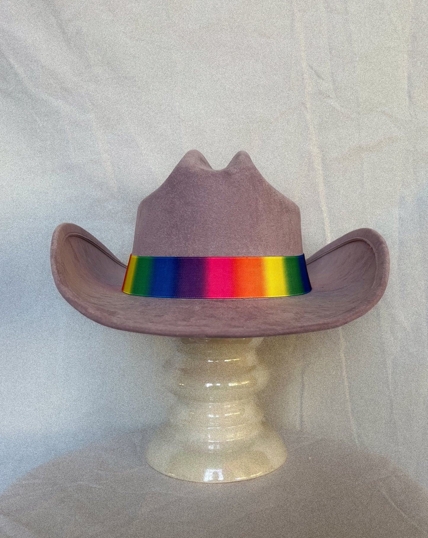 PRIDE Rainbow Band Cowboy Hat (multiple colours available)
