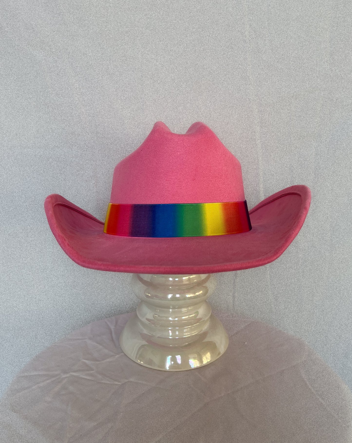 PRIDE Rainbow Band Cowboy Hat (multiple colours available)