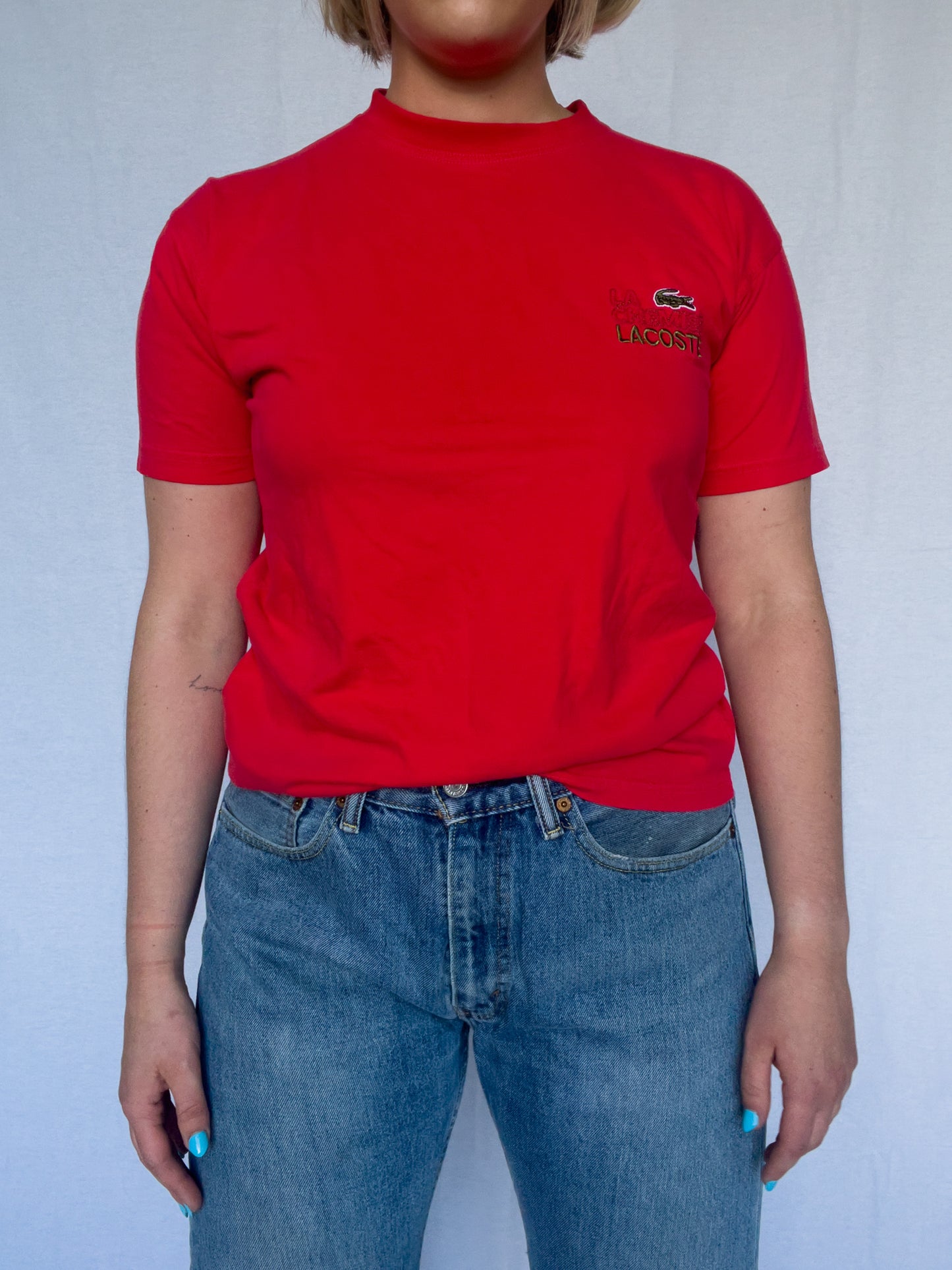 Embroidered Lacoste T-shirt