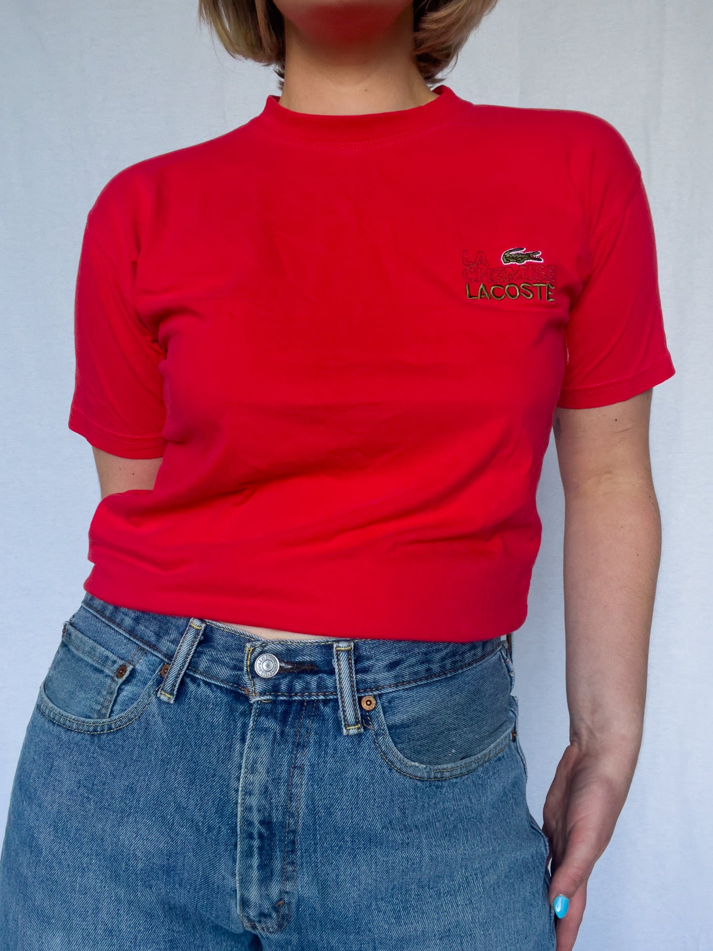 Embroidered Lacoste T-shirt