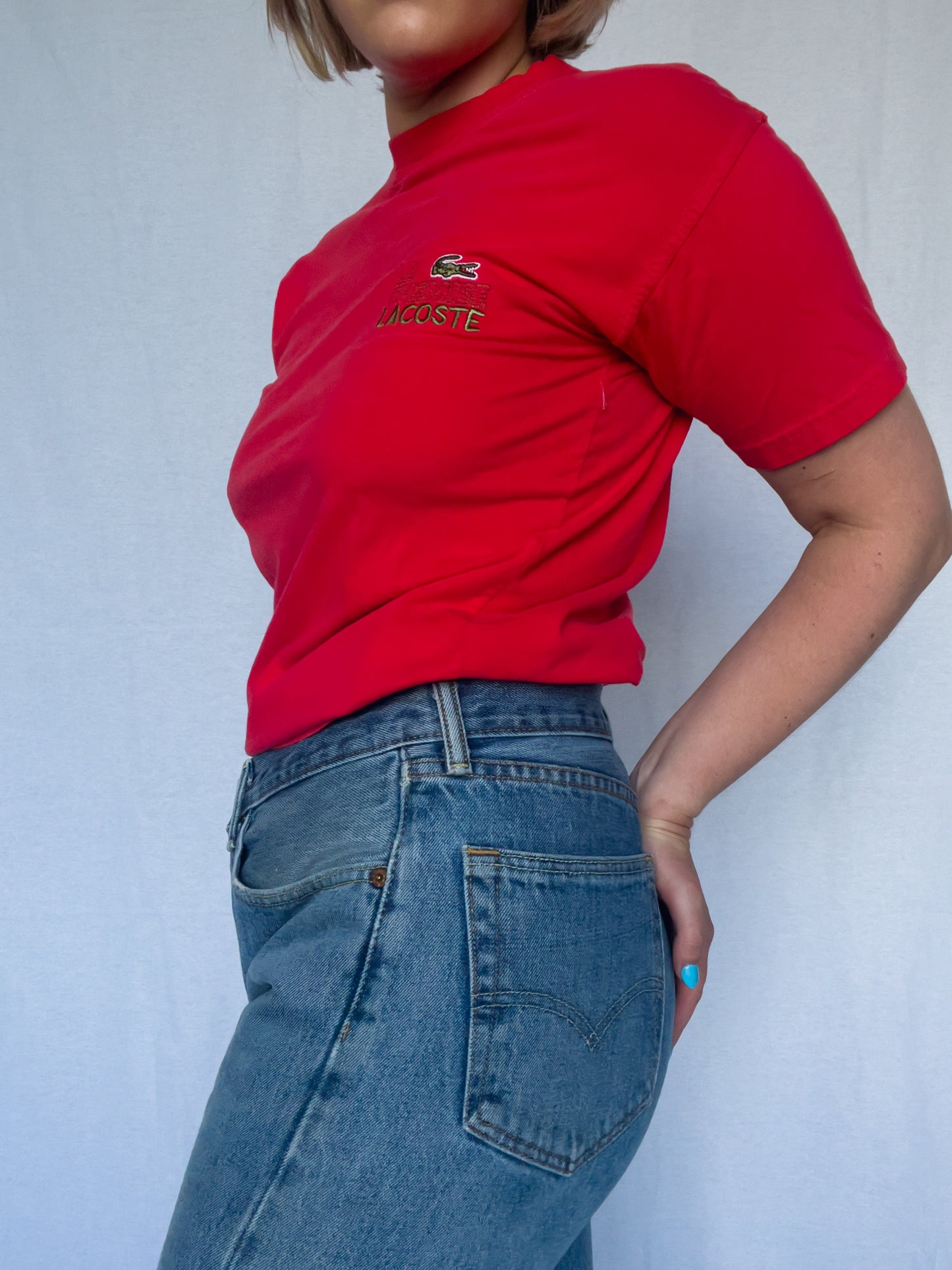 Embroidered Lacoste T-shirt