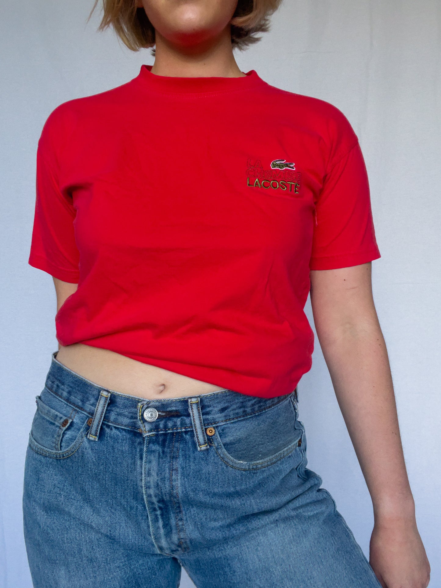 Embroidered Lacoste T-shirt