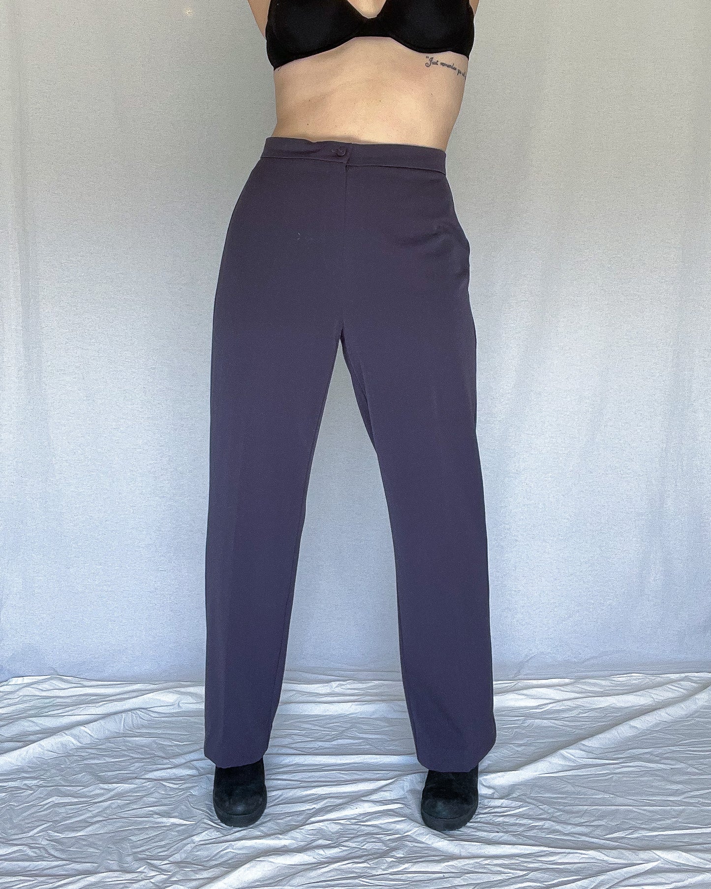 Vintage Purple High Rise Trousers