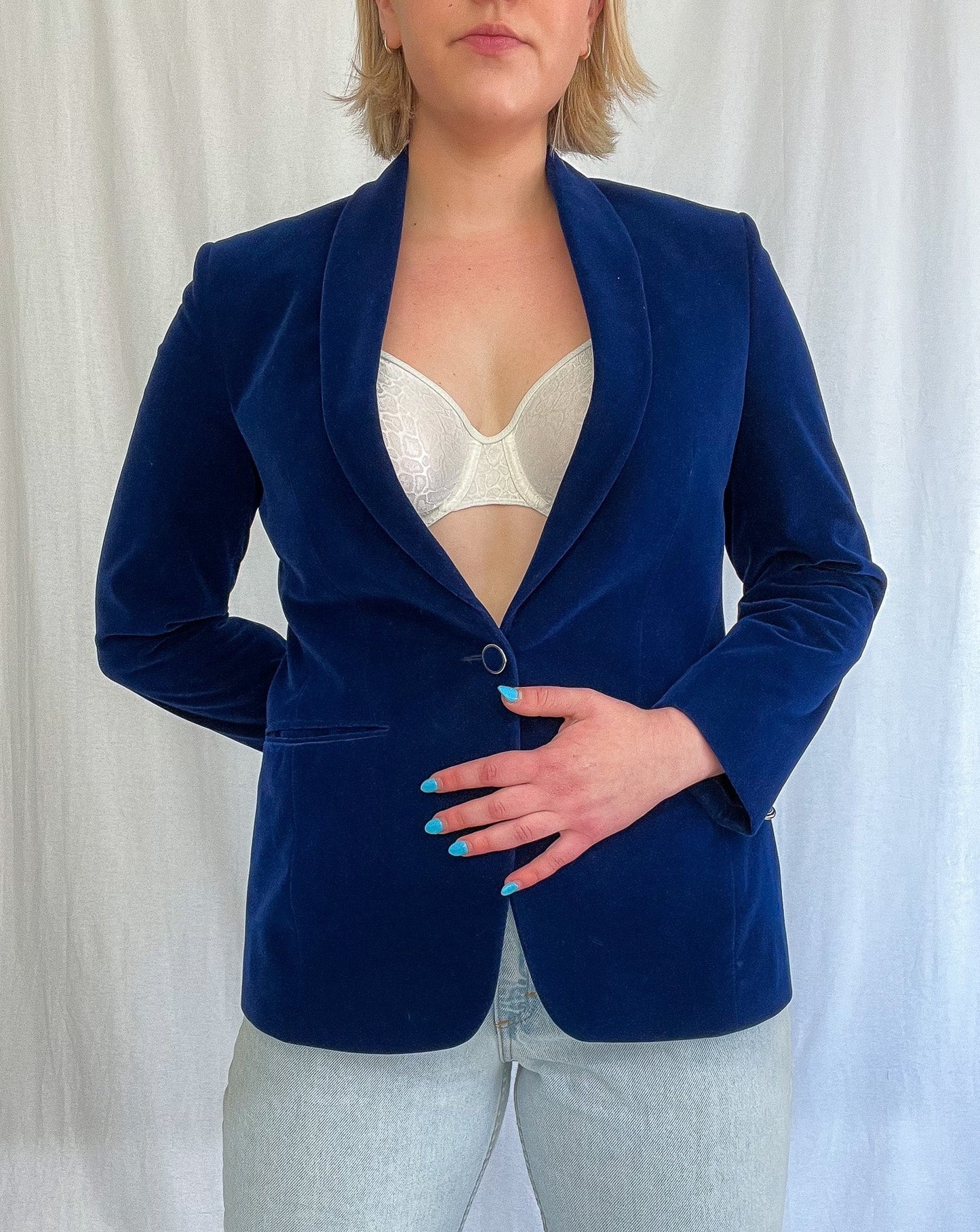 Vintage Velvet Blazer