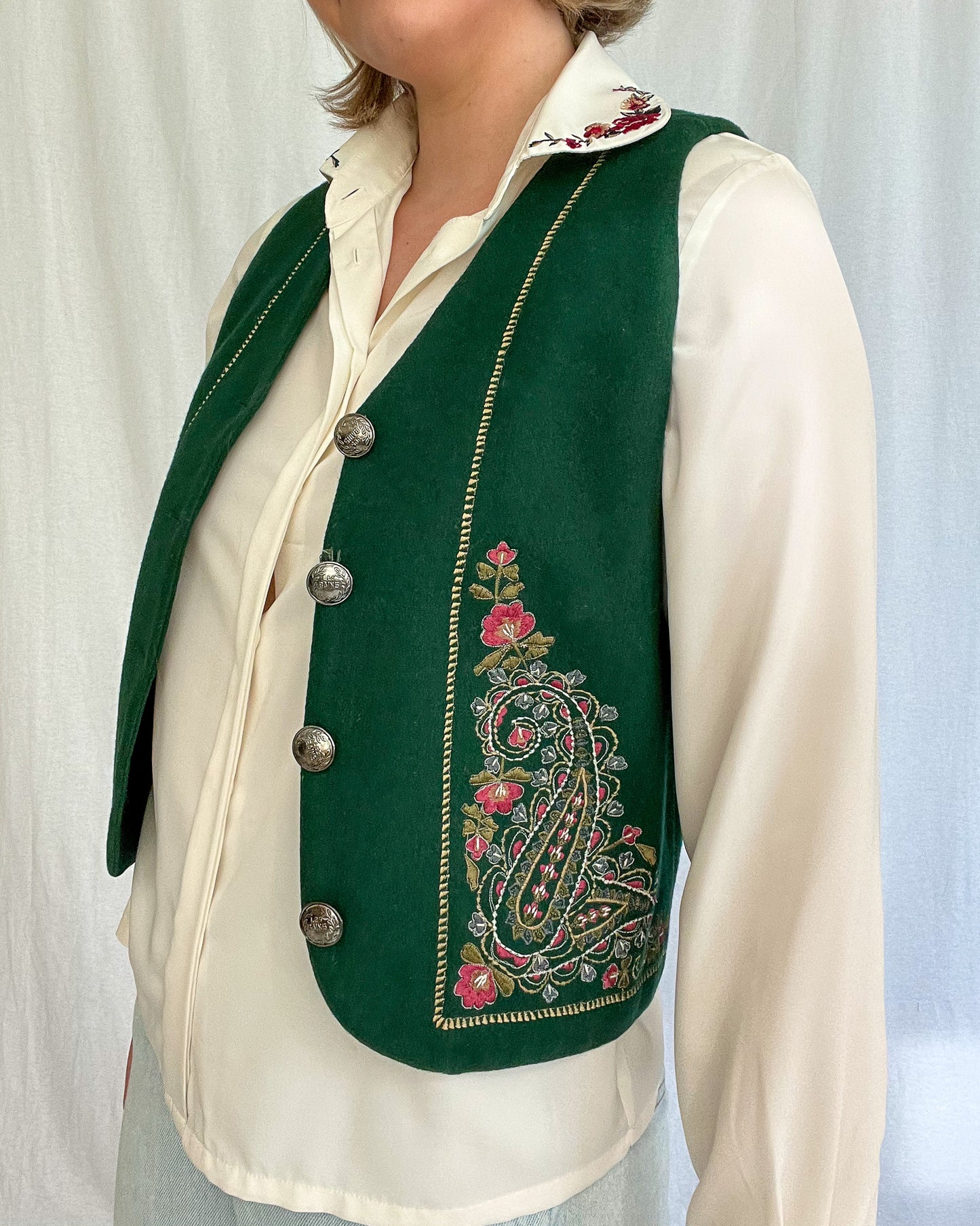 Vintage Embroidered Vest