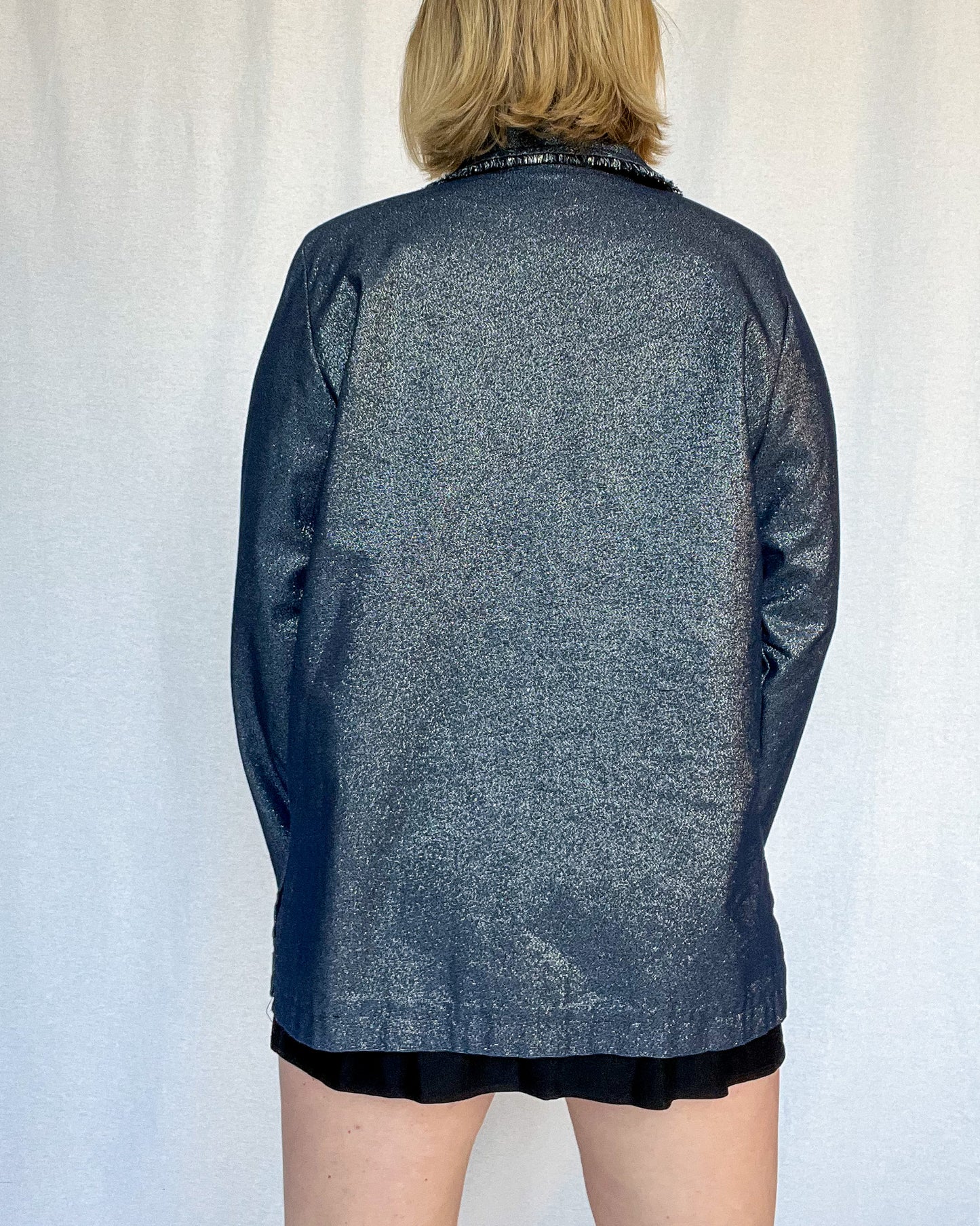 Blue Jean Baby Oversized Sparkle Blazer