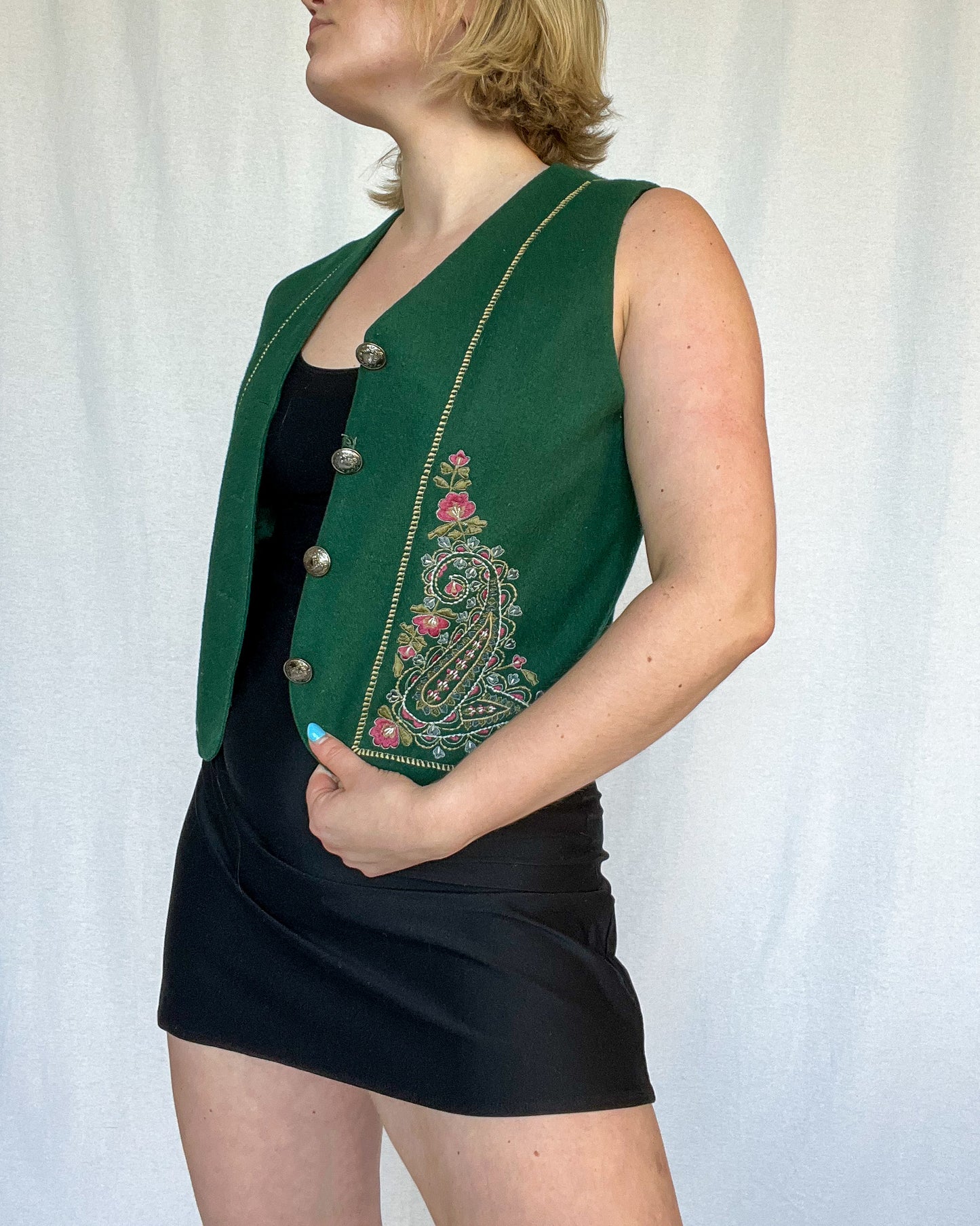 Vintage Embroidered Vest