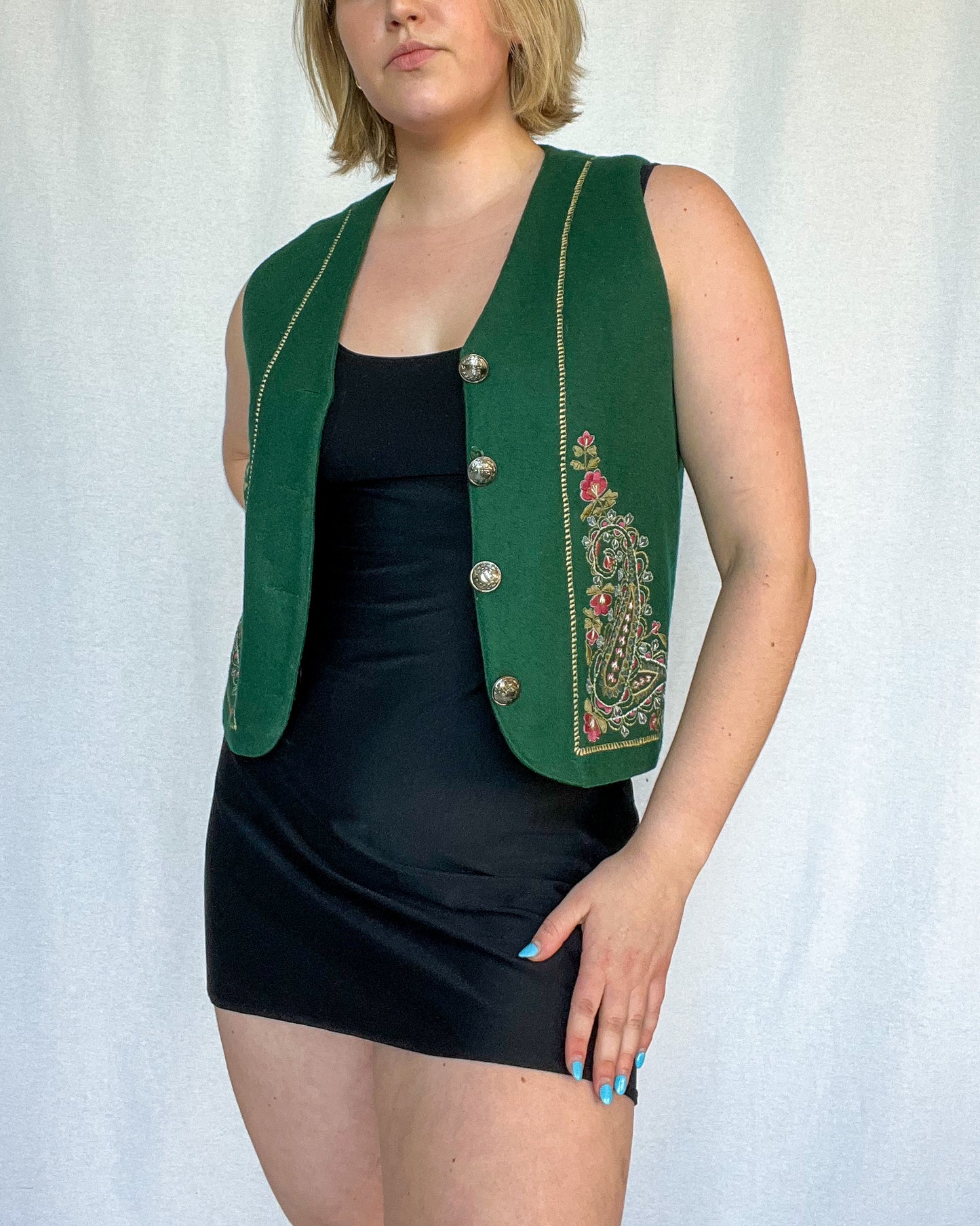 Vintage Embroidered Vest
