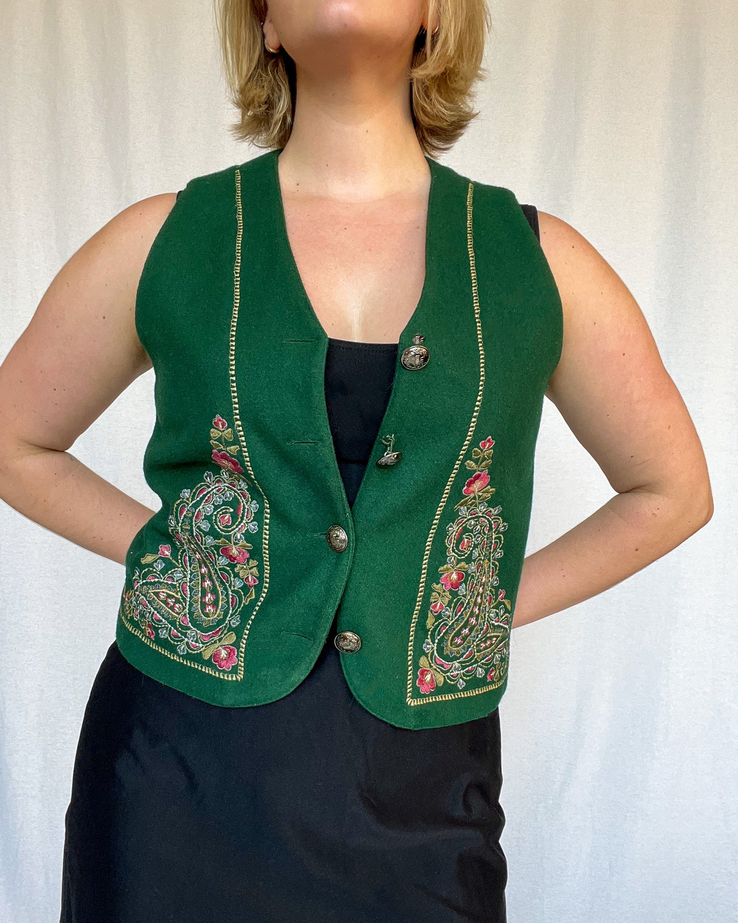 Vintage Embroidered Vest