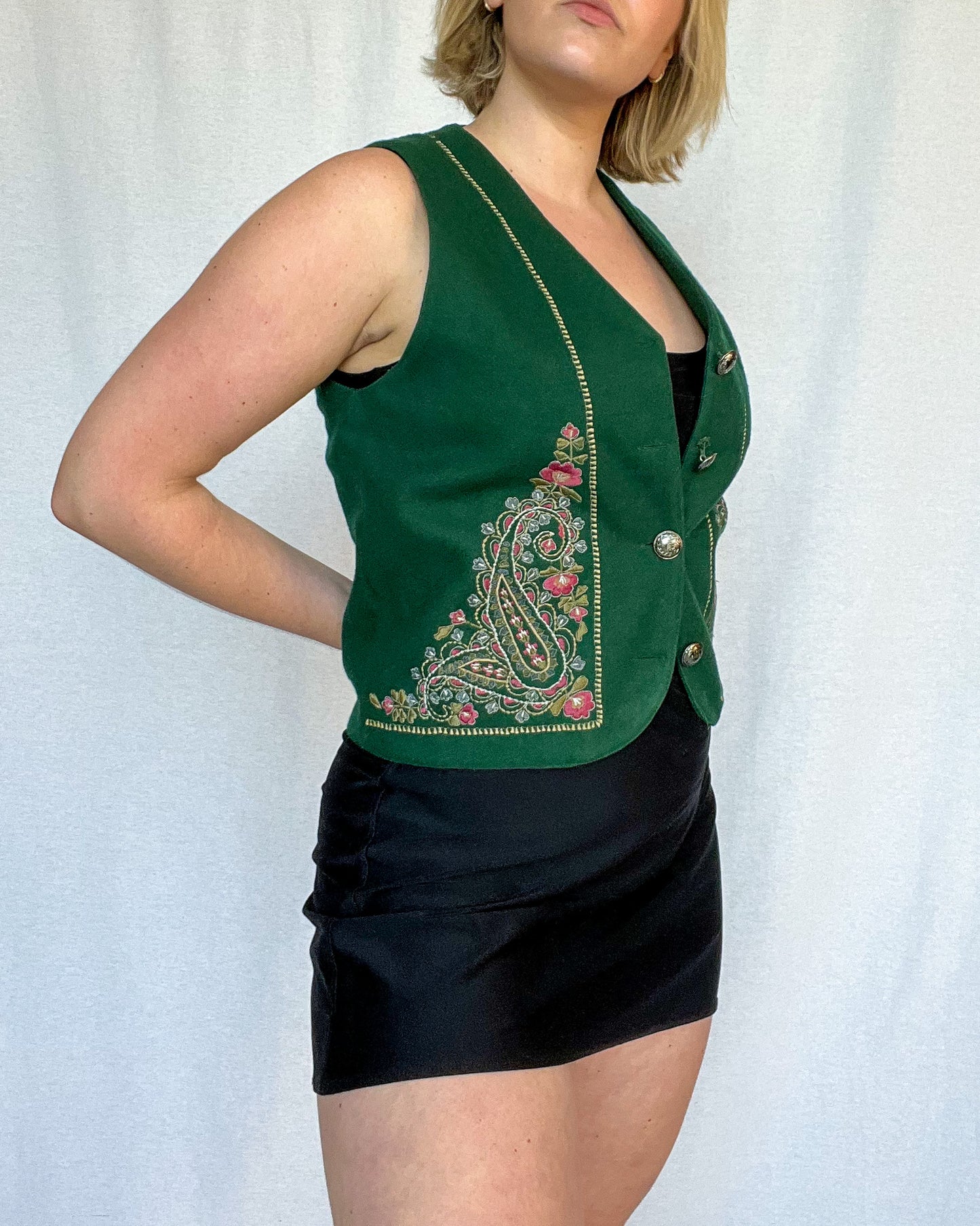 Vintage Embroidered Vest