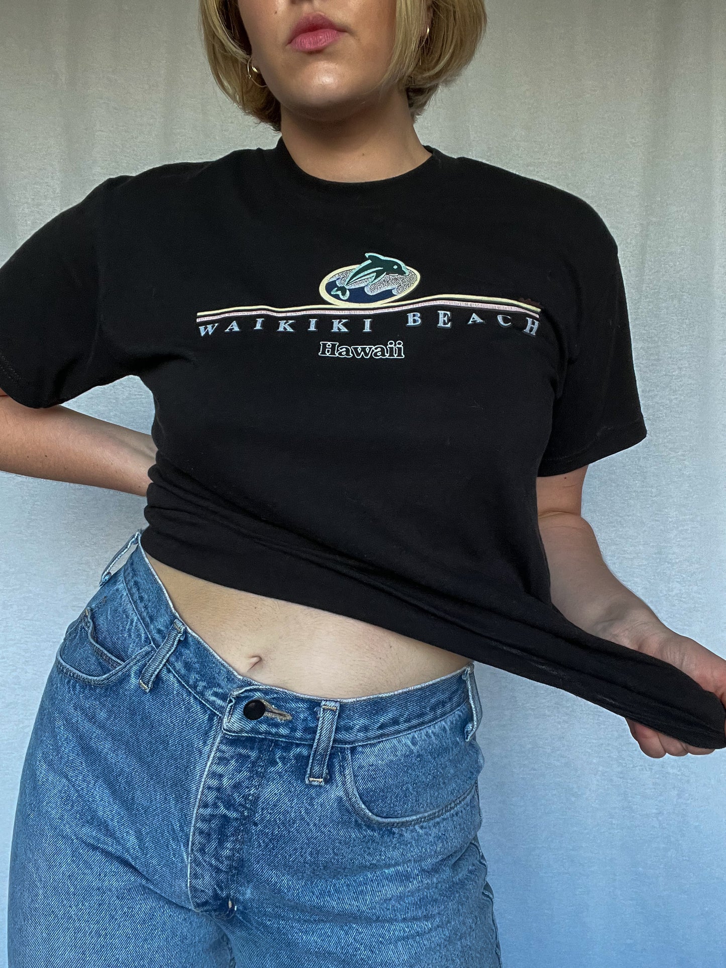 Retro Waikiki Beach T-shirt
