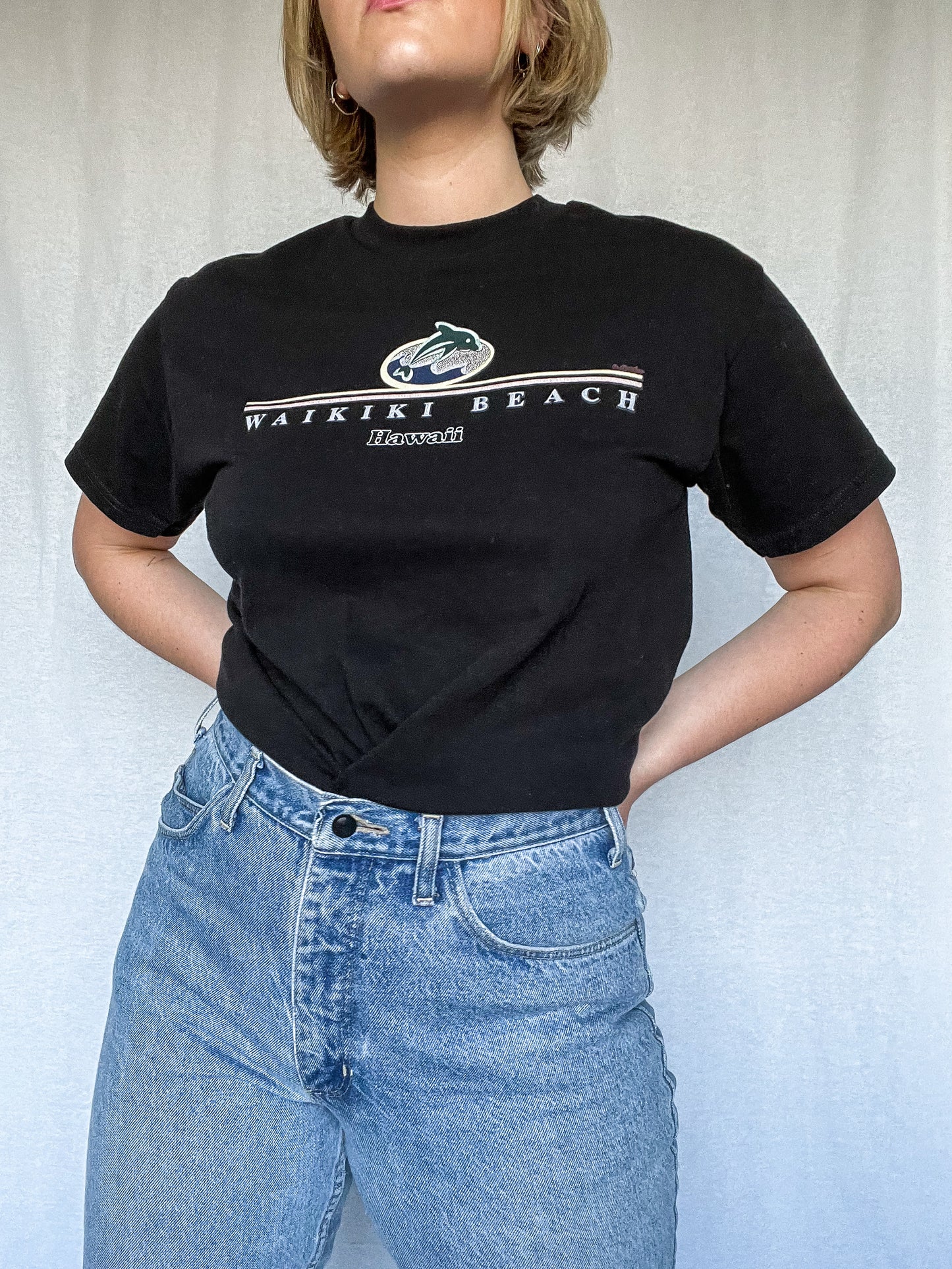 Retro Waikiki Beach T-shirt