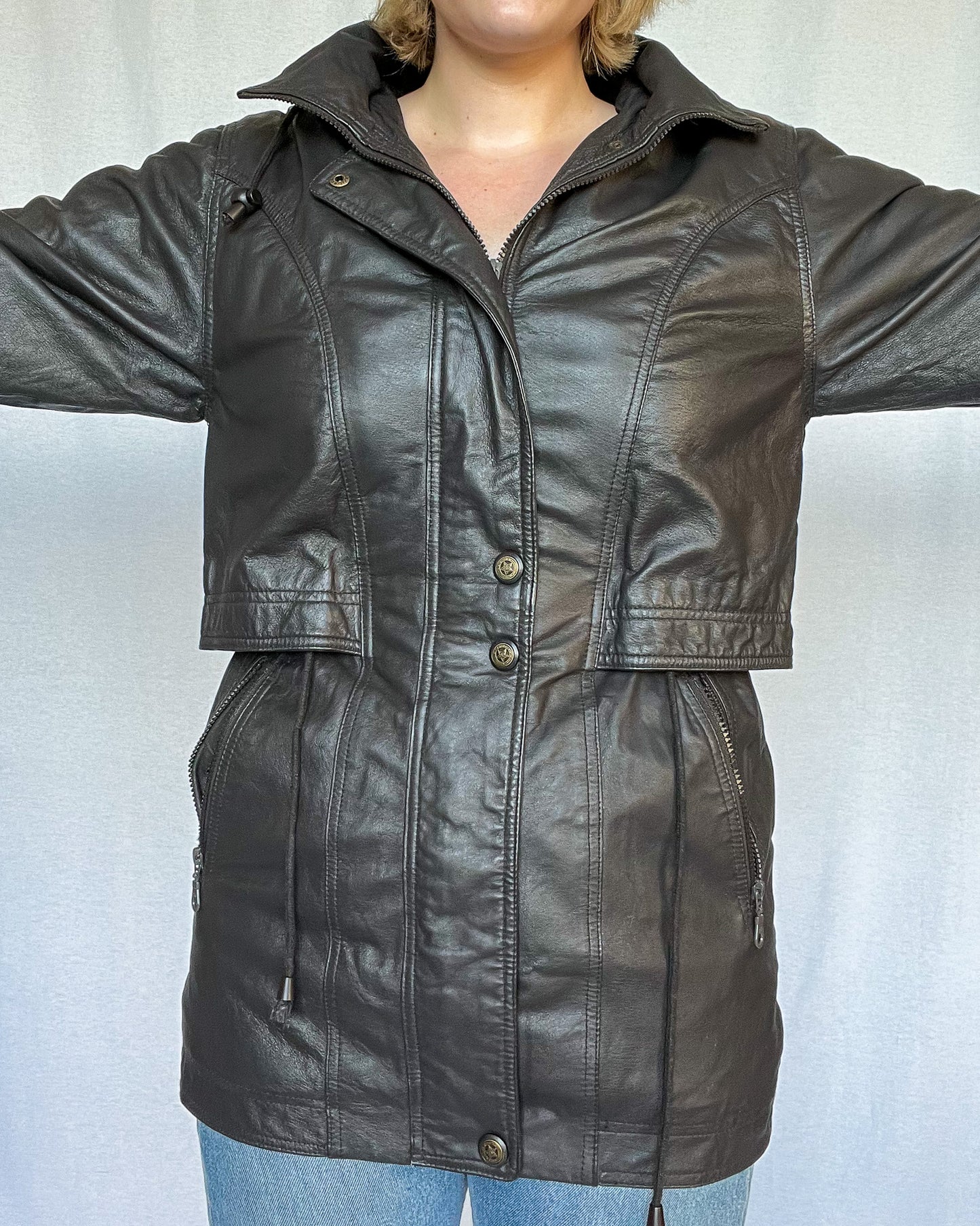 Vintage Leather Coat