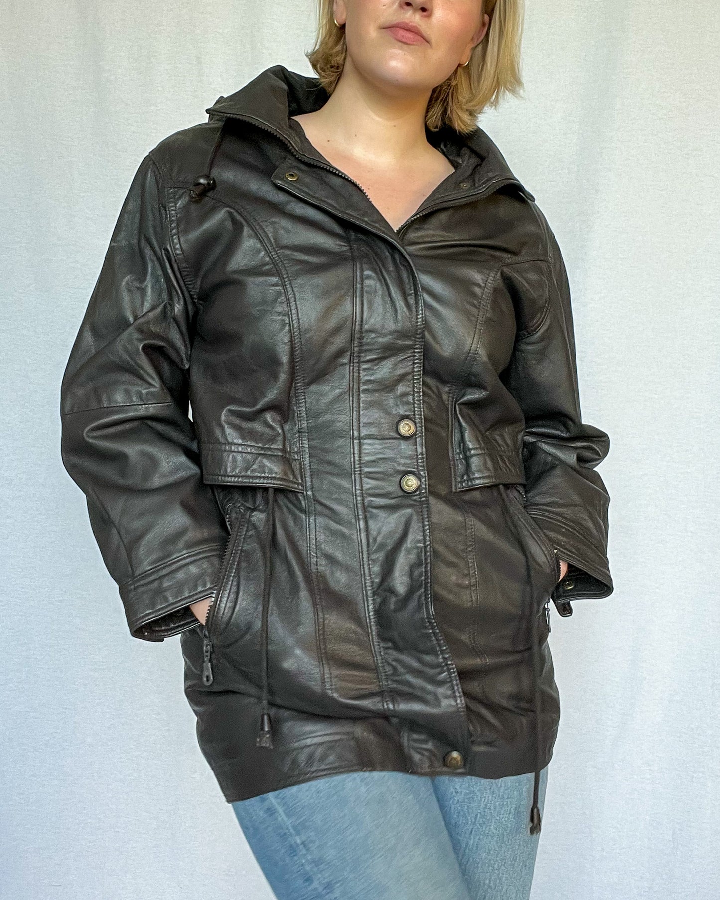 Vintage Leather Coat