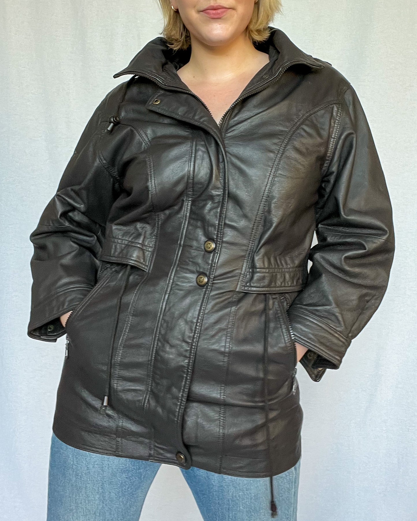 Vintage Leather Coat