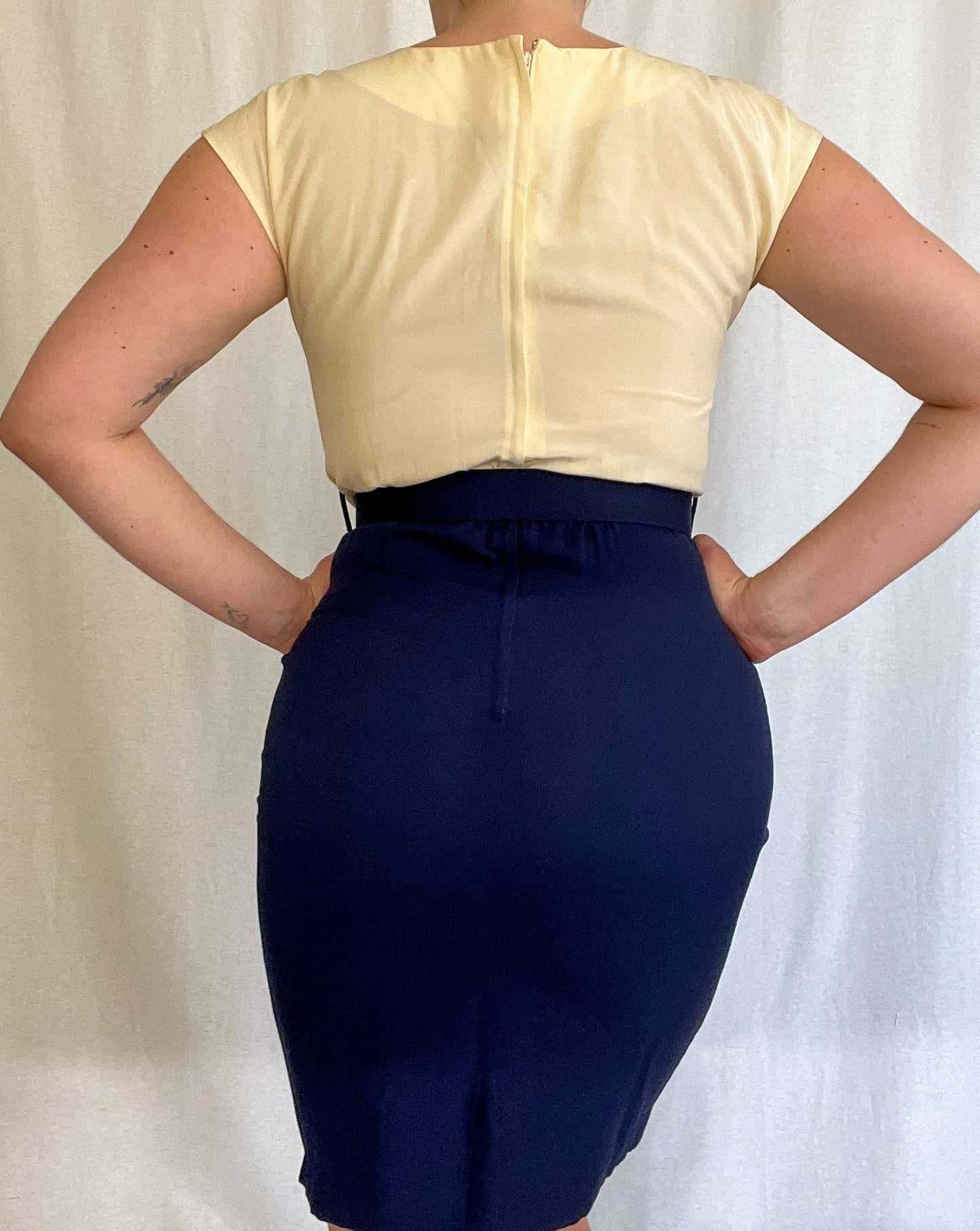 Vintage Dress + Blazer Outfit Set
